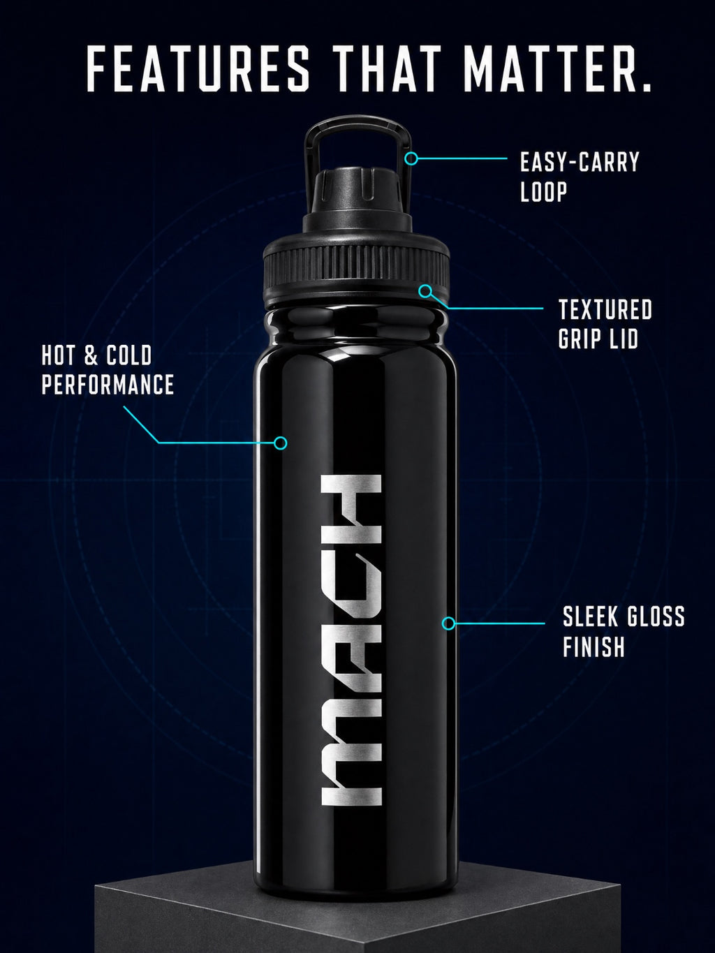 Mach Thermal Bottle 1L.