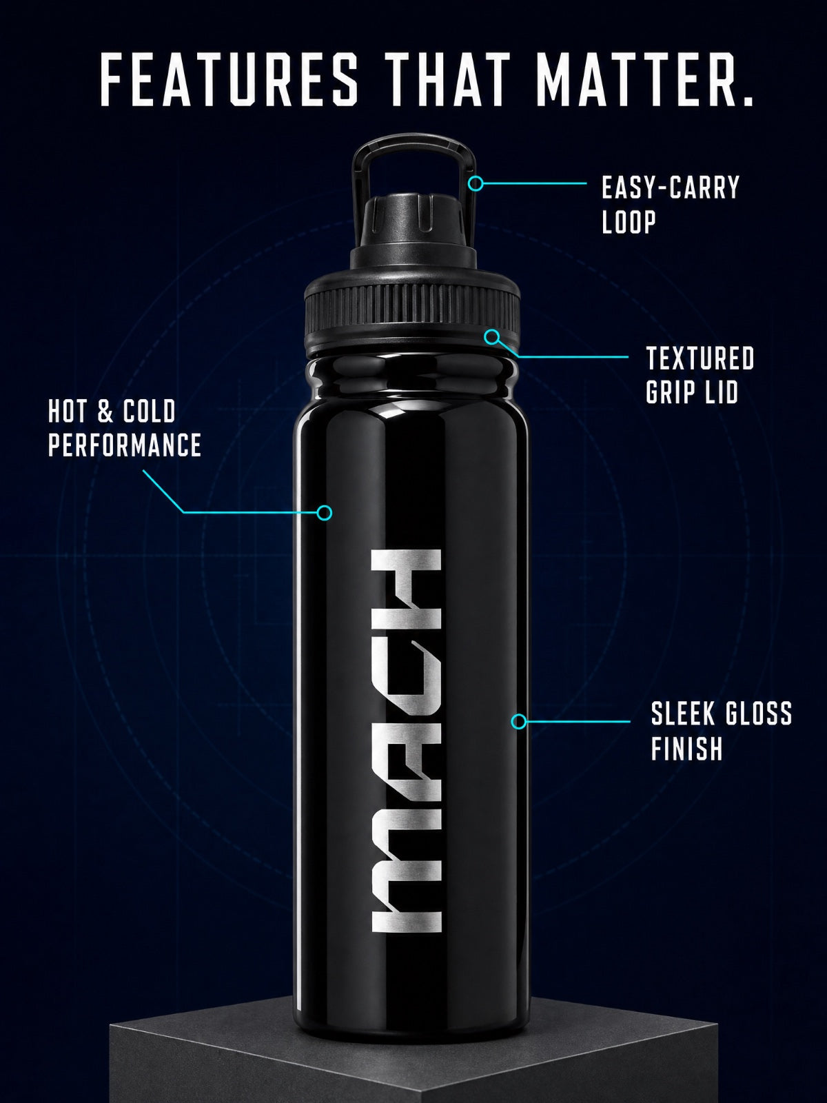 Mach Thermal Bottle 1L.