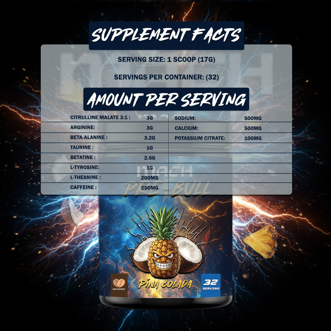 Pre Pull - Pina Colada (With Caffeine )