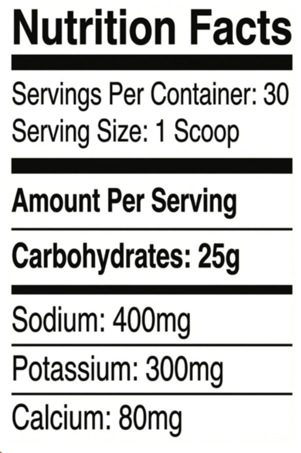 Carb with electrolytes - Pomegranate - 30 Serv.