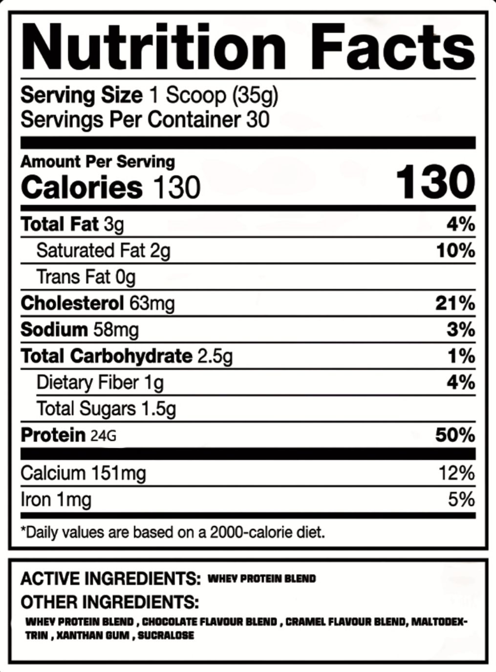 Mach whey mix - Vanilla Flavour - 30 Serve