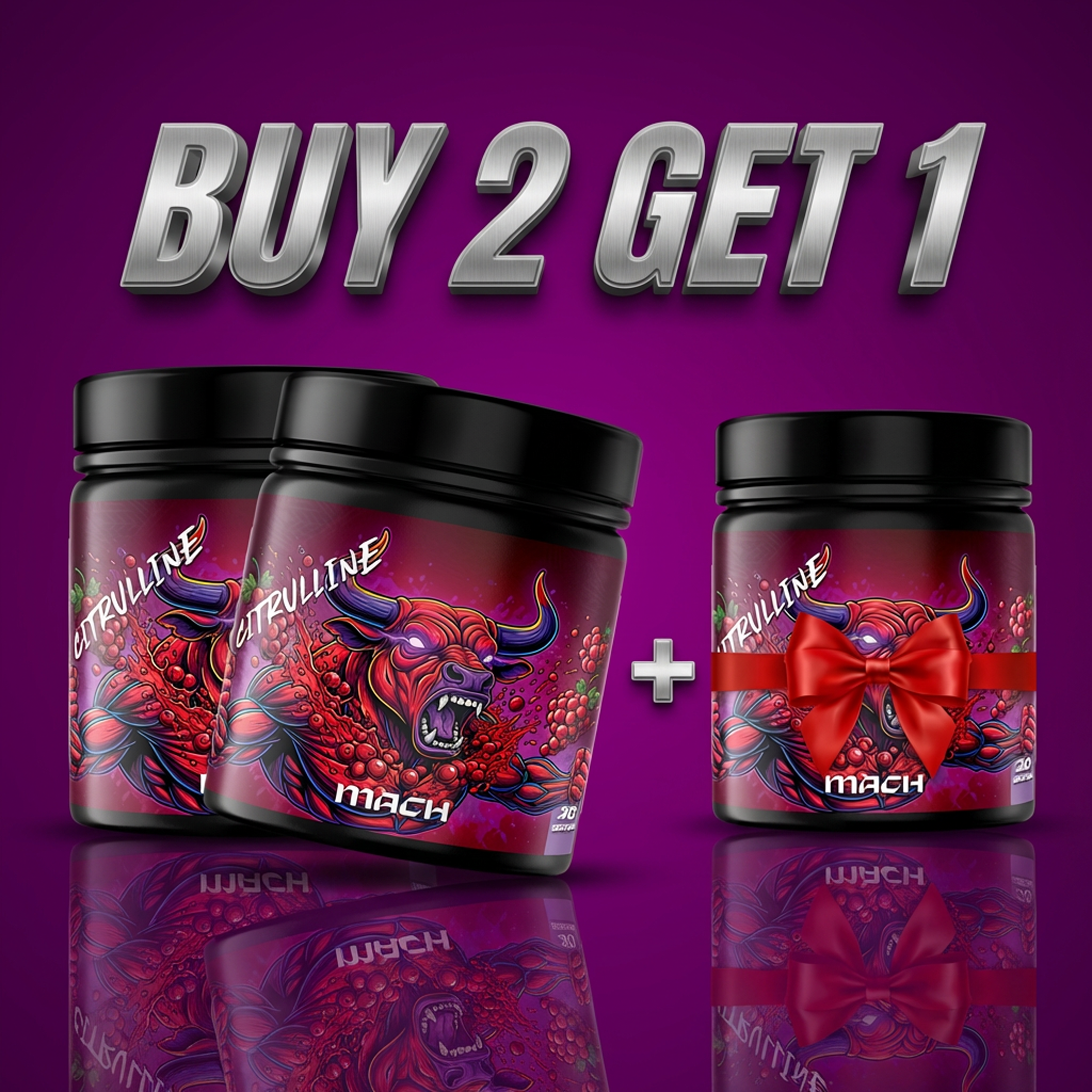 3x Citrulline - Graps - 30 Serv.