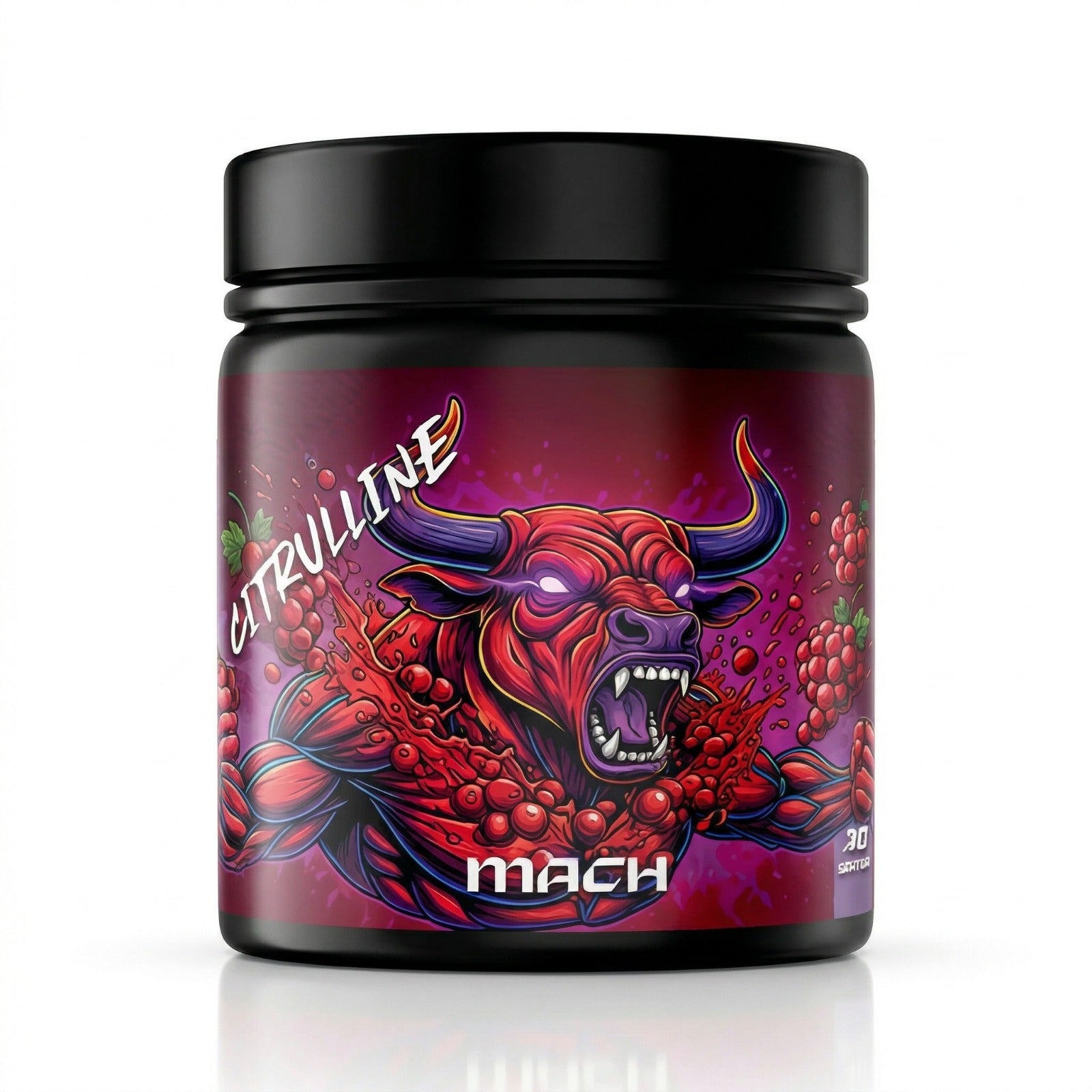 Container of Citrulline Malate 5G by Pharmagen Health Care, a premium nitric oxide booster supplement for muscle pump, workout endurance, and recovery.